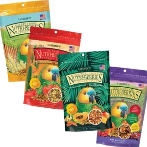 Lafeber NutriBerries Complete Parrot Food Pack of 4